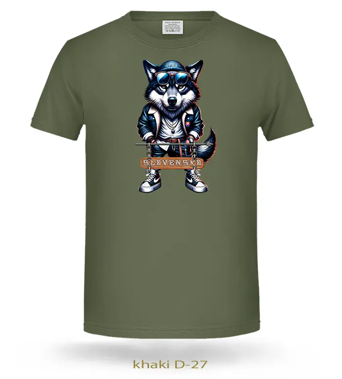 Tričká detské VLK ČAU KÁMO SLOVENSKO